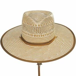 Biltmore Vintage Couture Two Ghosts Toyo Straw Rancher Fedora Hat