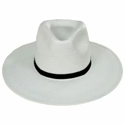 Biltmore Vintage Couture Fine Line Toyo Straw Fedora Hat