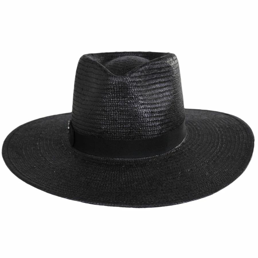 Biltmore Vintage Couture Carolina Toyo Straw Fedora Hat 3 Biltmore Vintage Couture Carolina Toyo Straw Fedora Hat