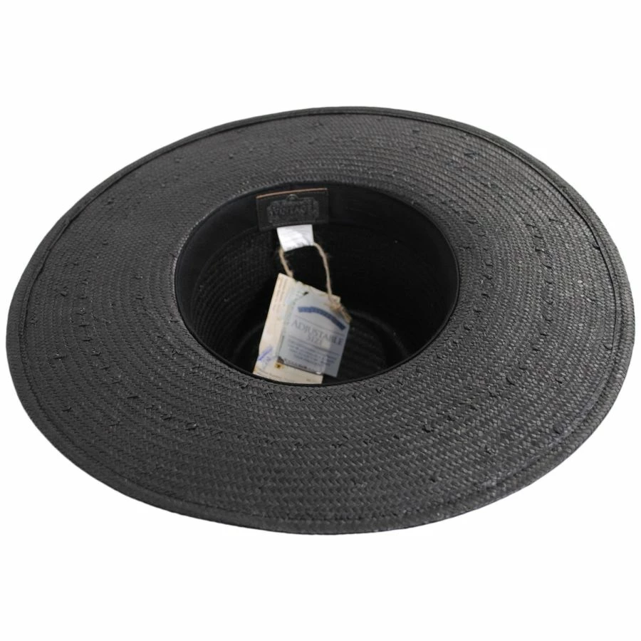 Biltmore Vintage Couture Carolina Toyo Straw Fedora Hat 5 Biltmore Vintage Couture Carolina Toyo Straw Fedora Hat - Image 3