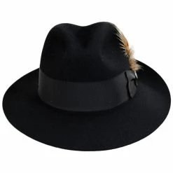 Stetson Temple Fur Felt Fedora Hat