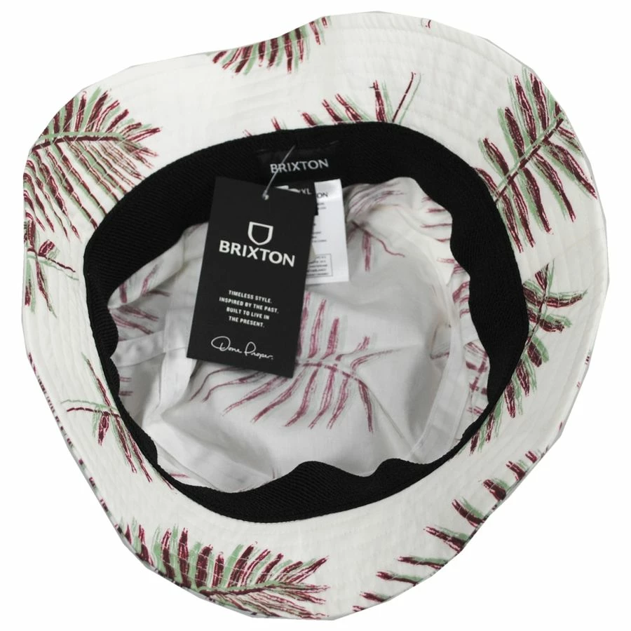 Brixton Hats Beta Aloha Cotton Packable Bucket Hat 5 Brixton Hats Beta Aloha Cotton Packable Bucket Hat - Image 3