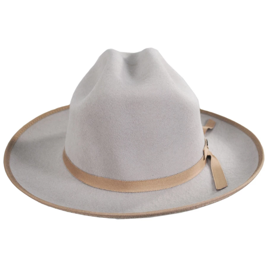 Scala Zamora Wool Felt Cattleman Western Hat - Silverbelly 3 Scala Zamora Wool Felt Cattleman Western Hat - Silverbelly
