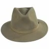 Brixton Hats Messer Packable Wool Felt Fedora Hat - Sand