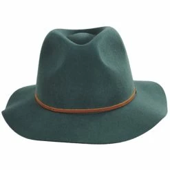 Brixton Hats Wesley Wool Felt Floppy Fedora Hat