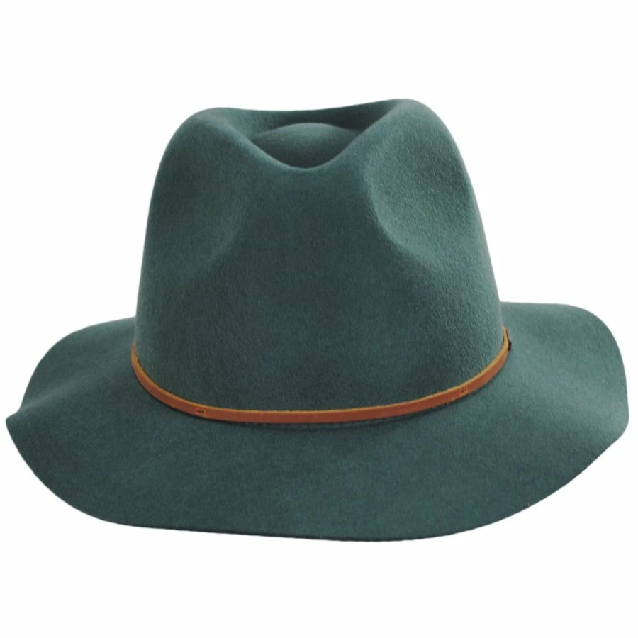 Brixton Hats Wesley Wool Felt Floppy Fedora Hat 3 Brixton Hats Wesley Wool Felt Floppy Fedora Hat