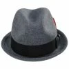 Brixton Hats Gain Wool Felt Fedora Hat - Dark Gray 1 Brixton Hats Gain Wool Felt Fedora Hat - Dark Gray -Brixton Hats Shop 462089