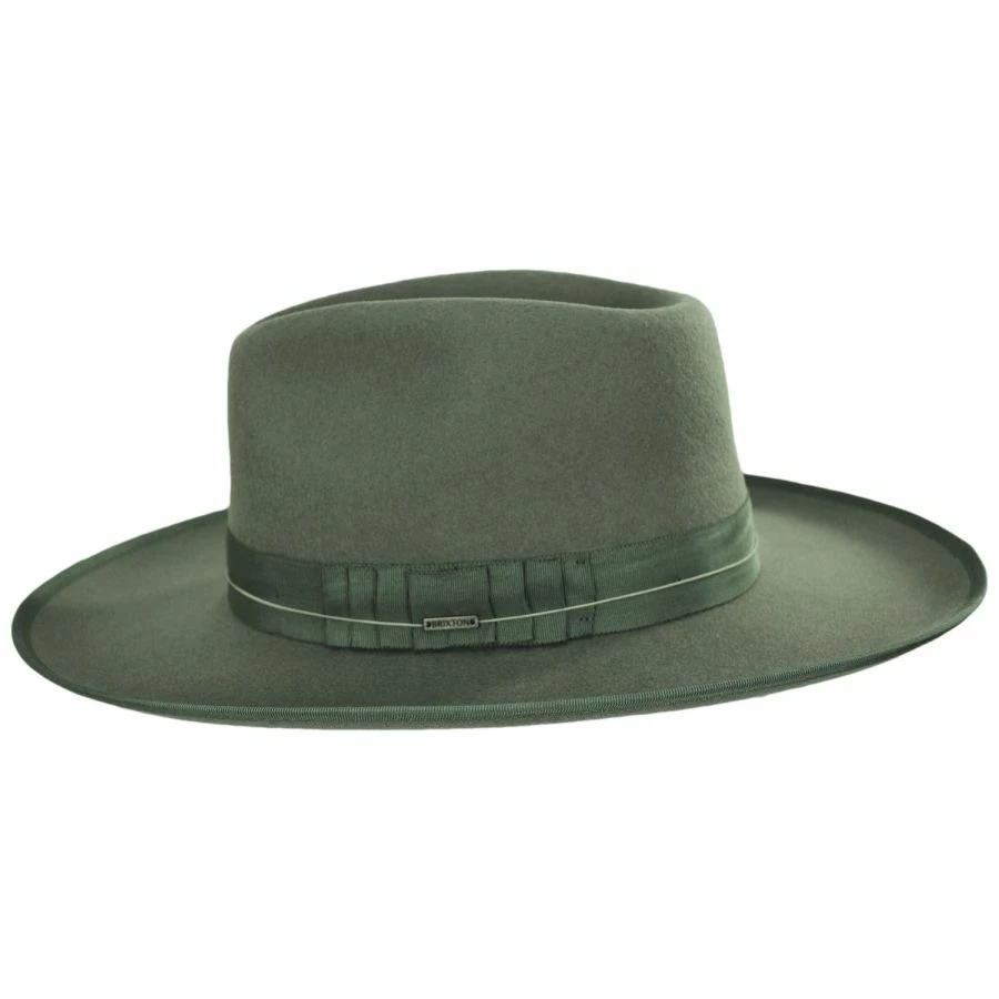 Brixton Hats Reno Wool Felt Fedora Hat 4 Brixton Hats Reno Wool Felt Fedora Hat - Image 2
