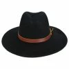 Brixton Hats Field Proper Wool Felt Fedora Hat - Black -Brixton Hats Shop 462611