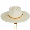 Biltmore Vintage Couture Canyon Moon Palm Straw Rancher Fedora Hat -Brixton Hats Shop 463115