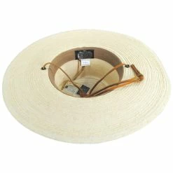 Biltmore Vintage Couture Canyon Moon Palm Straw Rancher Fedora Hat -Brixton Hats Shop 463121