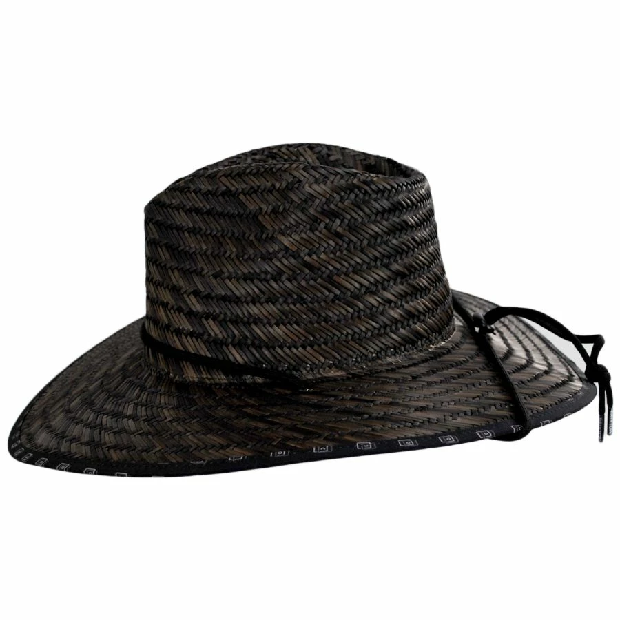 Brixton Hats Messer Palm Leaf Straw Lifeguard Hat 4 Brixton Hats Messer Palm Leaf Straw Lifeguard Hat - Image 2