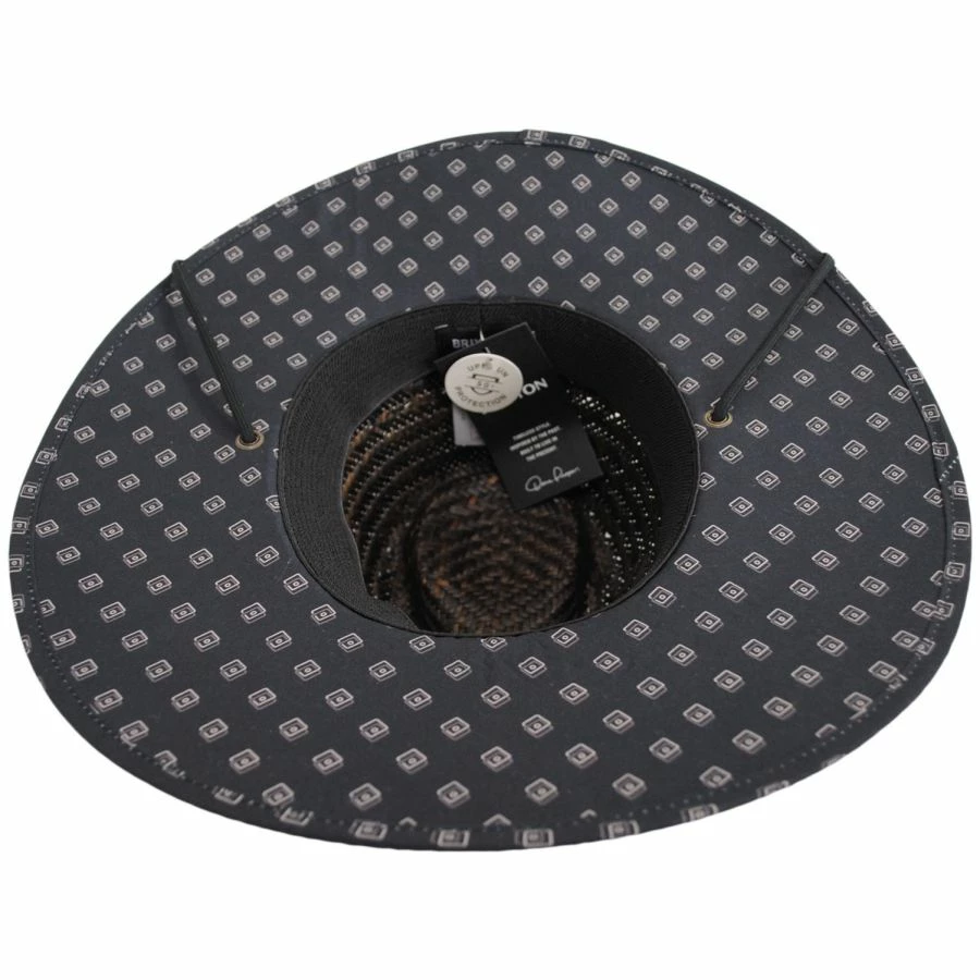 Brixton Hats Messer Palm Leaf Straw Lifeguard Hat 5 Brixton Hats Messer Palm Leaf Straw Lifeguard Hat - Image 3