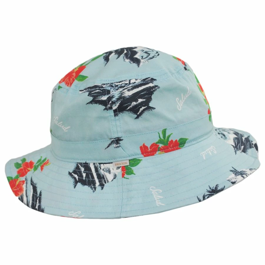 Brixton Hats Petra Luau Print Packable Bucket Hat 4 Brixton Hats Petra Luau Print Packable Bucket Hat - Image 2