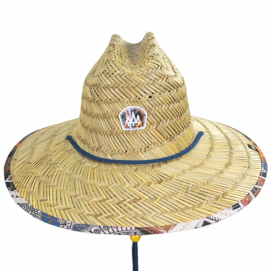Hemlock Hat Co Bazaar Rush Straw Lifeguard Hat 3 Hemlock Hat Co Bazaar Rush Straw Lifeguard Hat