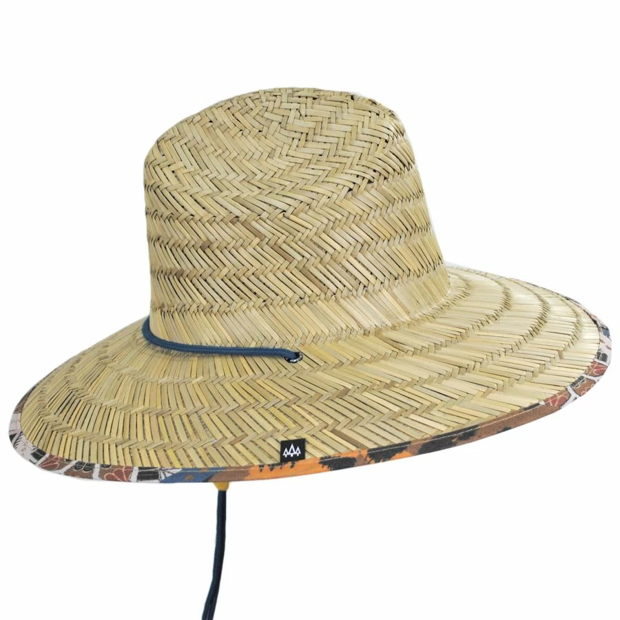 Hemlock Hat Co Bazaar Rush Straw Lifeguard Hat 4 Hemlock Hat Co Bazaar Rush Straw Lifeguard Hat - Image 2
