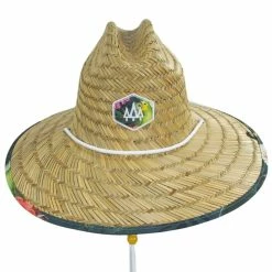 Hemlock Hat Co Caicos Rush Straw Lifeguard Hat