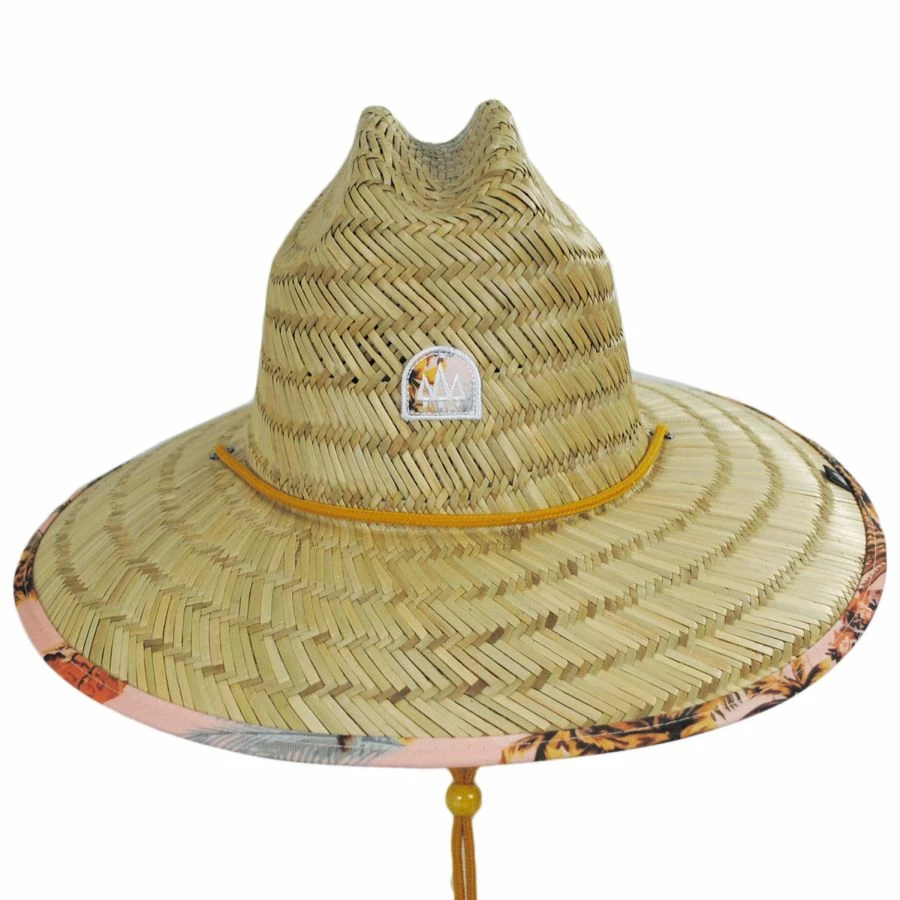 Hemlock Hat Co Casablanca Rush Straw Lifeguard Hat 2 Hemlock Hat Co Casablanca Rush Straw Lifeguard Hat