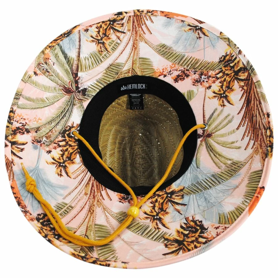 Hemlock Hat Co Casablanca Rush Straw Lifeguard Hat 4 Hemlock Hat Co Casablanca Rush Straw Lifeguard Hat - Image 3