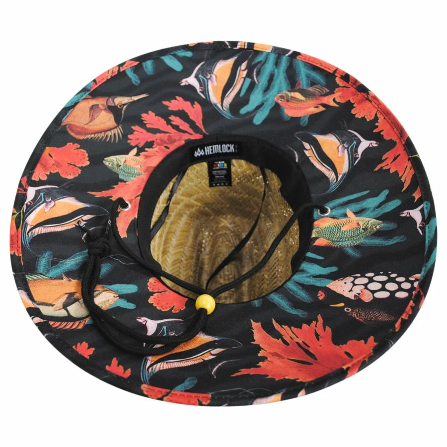 Hemlock Hat Co Youth Finley Rush Straw Lifeguard Hat 5 Hemlock Hat Co Youth Finley Rush Straw Lifeguard Hat - Image 3