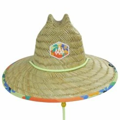 Hemlock Hat Co Youth Ross Rush Straw Lifeguard Hat