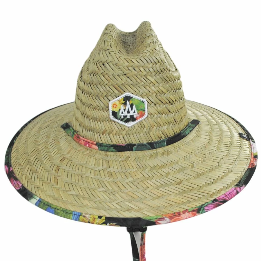 Hemlock Hat Co Kids' Turks Rush Straw Lifeguard Hat 3 Hemlock Hat Co Kids' Turks Rush Straw Lifeguard Hat