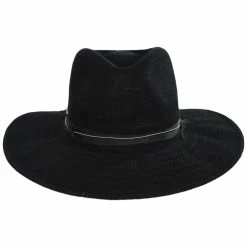 Scala Delvey Knit Fedora Hat