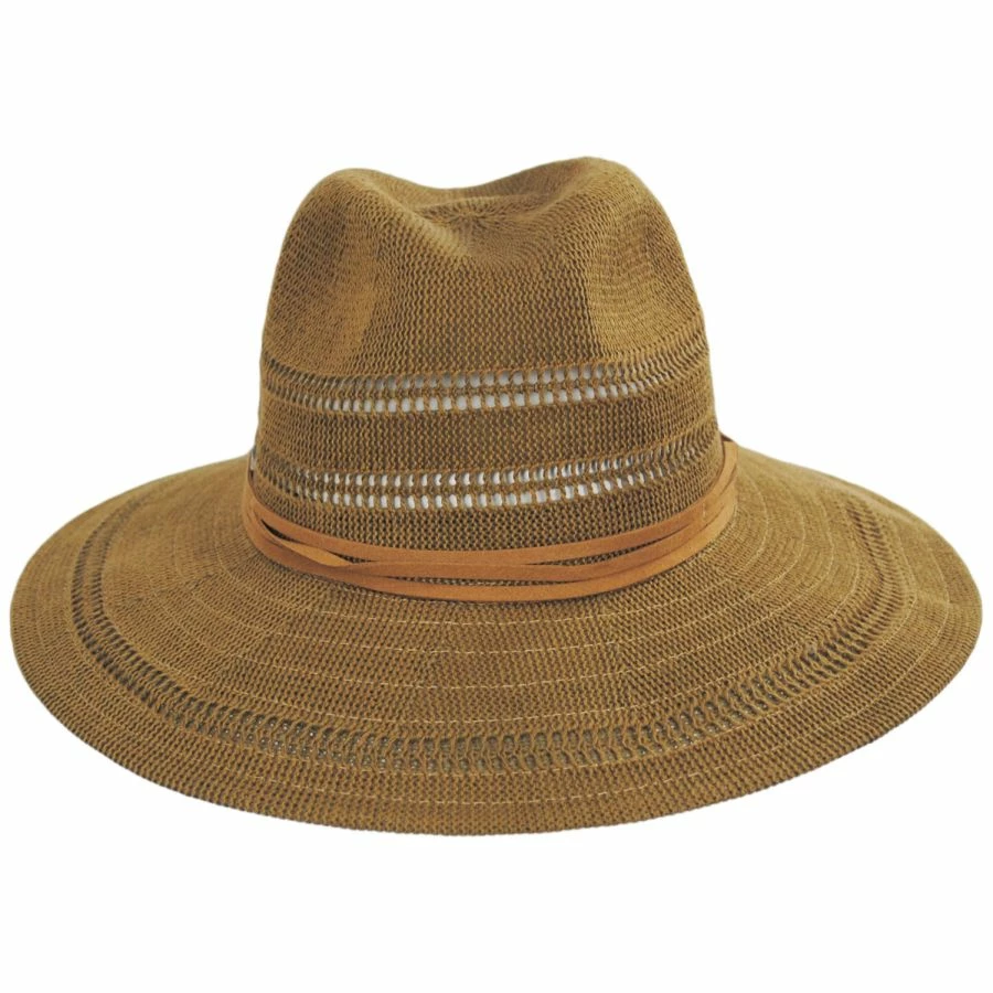 Scala Felicity Knit Safari Fedora Hat 3 Scala Felicity Knit Safari Fedora Hat