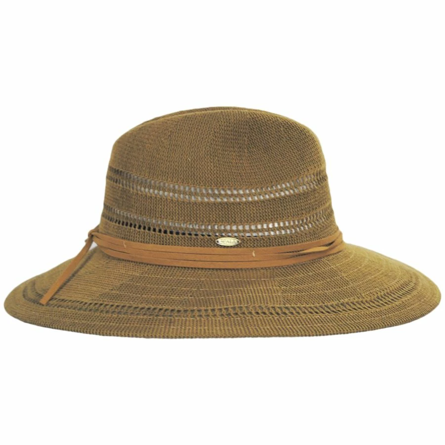 Scala Felicity Knit Safari Fedora Hat 4 Scala Felicity Knit Safari Fedora Hat - Image 2