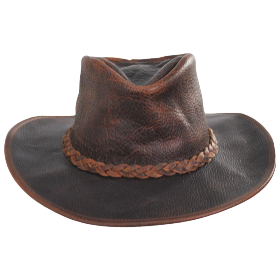 Henschel Walker Raging Bull Leather Western Hat 3 Henschel Walker Raging Bull Leather Western Hat