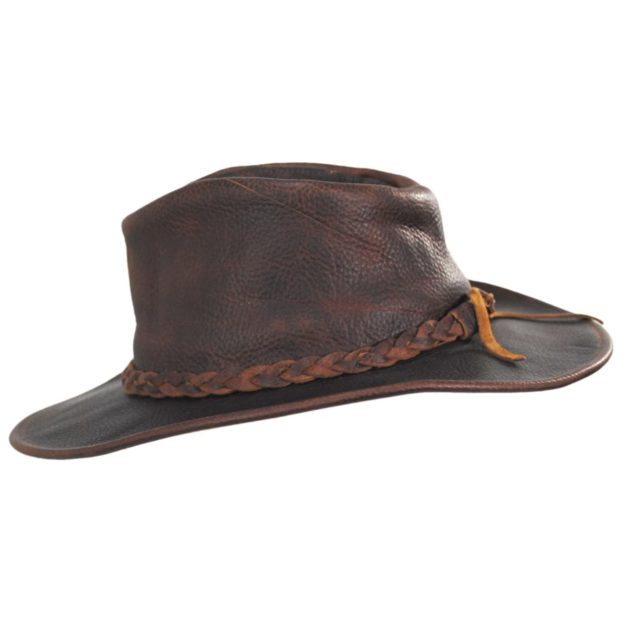 Henschel Walker Raging Bull Leather Western Hat 4 Henschel Walker Raging Bull Leather Western Hat - Image 2
