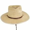 Scala Sandy Cay Raffia Straw Outback Hat -Brixton Hats Shop 466238