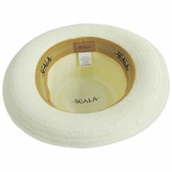 Scala Botanic Toyo Straw Fedora Hat -Brixton Hats Shop 466298