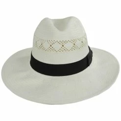 Scala Beau Toyo Straw Fedora Hat