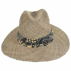 Scala Twisted Seagrass Safari Fedora Hat