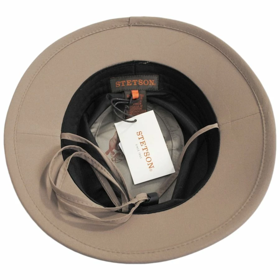 Stetson Clipper Brushed Microfiber Safari Fedora Hat 5 Stetson Clipper Brushed Microfiber Safari Fedora Hat - Image 3