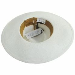 Nikki Beach Gianna Shantung Straw Fedora Hat -Brixton Hats Shop 467459