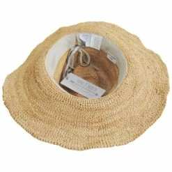 Nikki Beach Ibiza Crochet Raffia Straw Western Hat -Brixton Hats Shop 467471