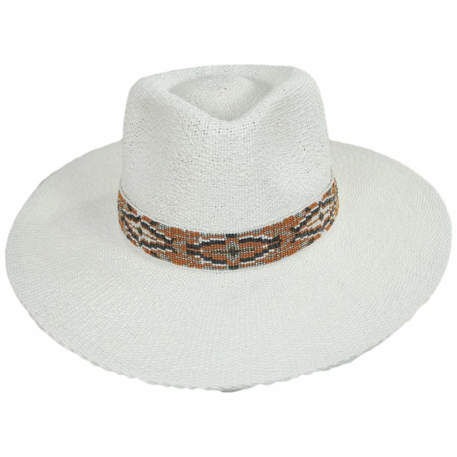 Nikki Beach Talia Toyo Straw Rancher Fedora Hat 3 Nikki Beach Talia Toyo Straw Rancher Fedora Hat