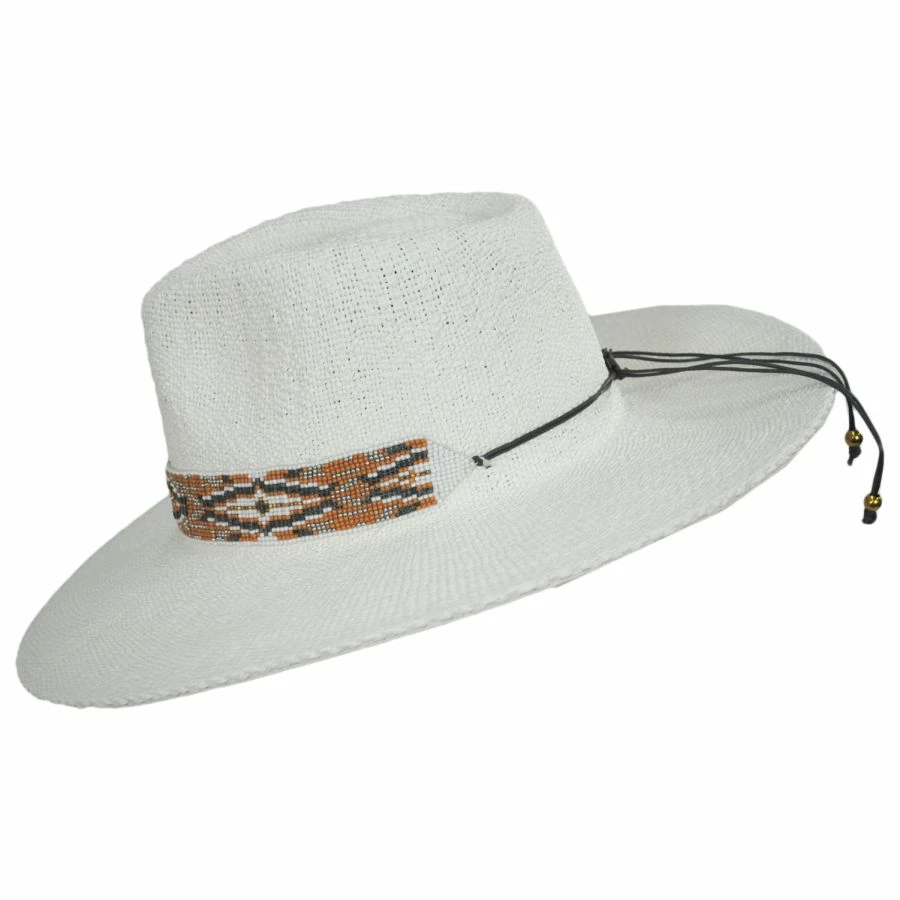 Nikki Beach Talia Toyo Straw Rancher Fedora Hat 4 Nikki Beach Talia Toyo Straw Rancher Fedora Hat - Image 2