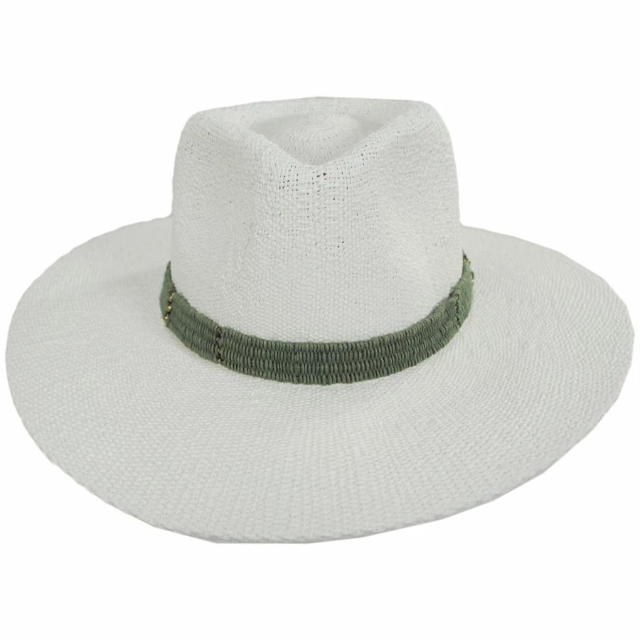 Nikki Beach Sahara Toyo Straw Fedora Hat 3 Nikki Beach Sahara Toyo Straw Fedora Hat