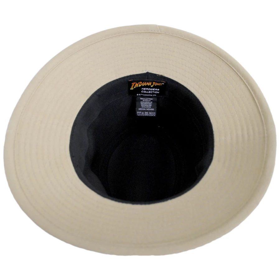 Indiana Jones Officially Licensed Cotton Safari Fedora Hat 5 Indiana Jones Officially Licensed Cotton Safari Fedora Hat - Image 3