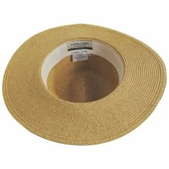 Karen Keith Horizon Toyo Braid Straw Fedora Hat -Brixton Hats Shop 468333