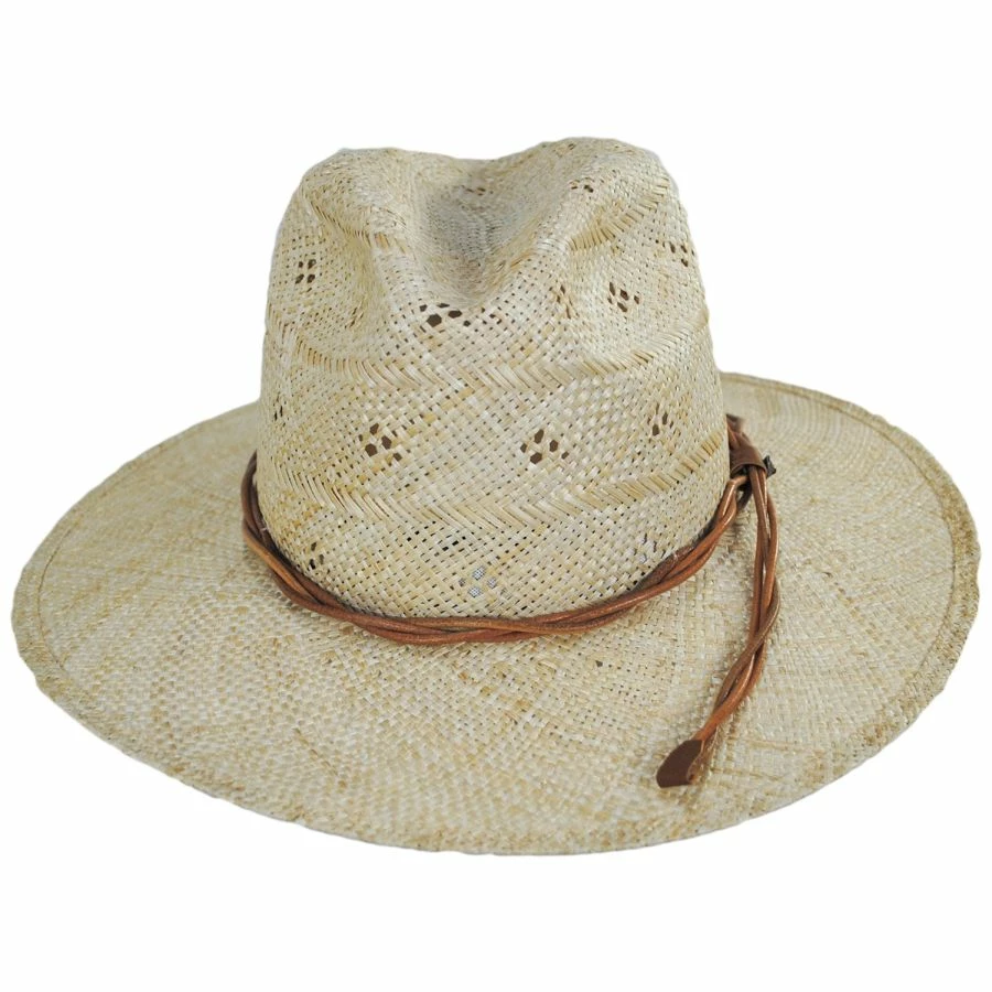 RENEGADE Florin Sisal Straw Fedora Hat 3 RENEGADE Florin Sisal Straw Fedora Hat