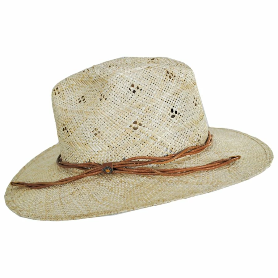 RENEGADE Florin Sisal Straw Fedora Hat 4 RENEGADE Florin Sisal Straw Fedora Hat - Image 2