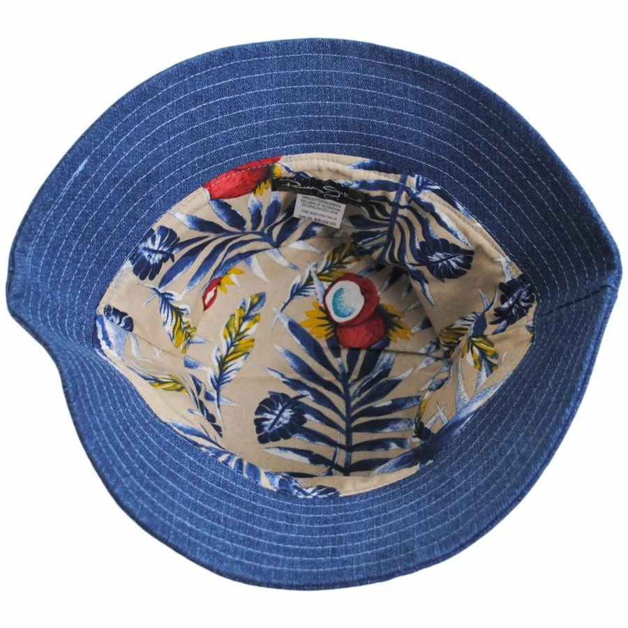 Panama Jack Fantasia Denim Bucket Hat 5 Panama Jack Fantasia Denim Bucket Hat - Image 3