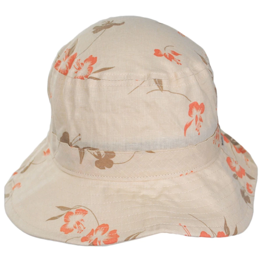 Brixton Hats Petra Packable Floral Cotton Bucket Hat 3 Brixton Hats Petra Packable Floral Cotton Bucket Hat