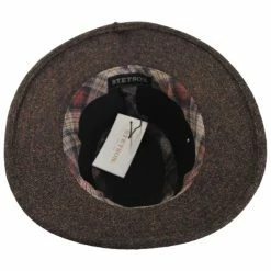 Stetson Hoagy Wool Blend Safari Fedora Hat 7 Stetson Hoagy Wool Blend Safari Fedora Hat -Brixton Hats Shop 474125
