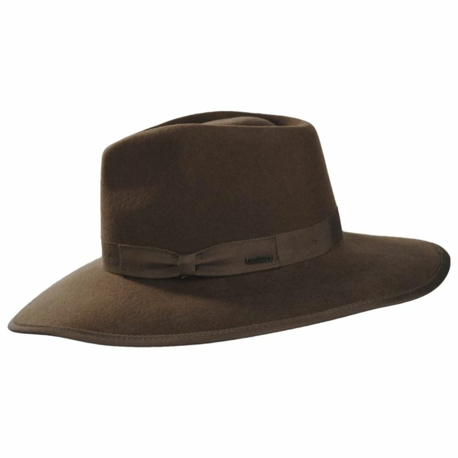 Brixton Hats Jo Wool Felt Rancher Fedora Hat - Desert 4 Brixton Hats Jo Wool Felt Rancher Fedora Hat - Desert - Image 2
