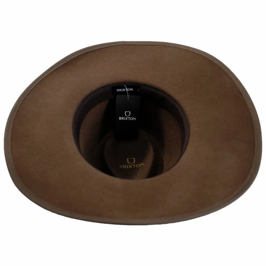Brixton Hats Jo Wool Felt Rancher Fedora Hat - Desert 5 Brixton Hats Jo Wool Felt Rancher Fedora Hat - Desert - Image 3